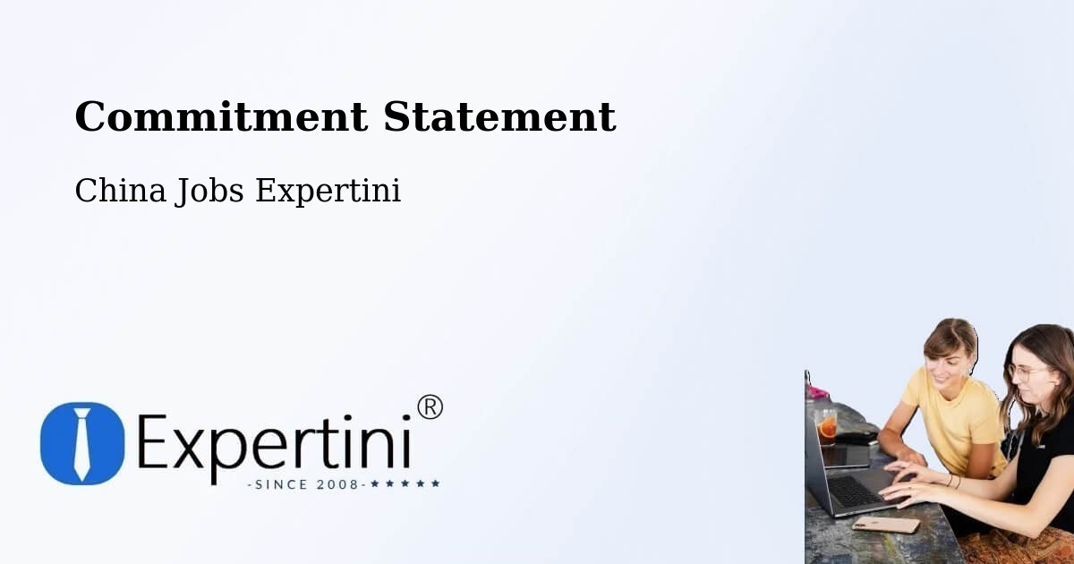 Corporate Commitment – Jiangmen - China Jobs Expertini